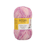 Пряжа Regia Cotton Color (04080/Первый бутон), 72% хлопок, 18% полиамид, 10% полиэстер, 100г/420м