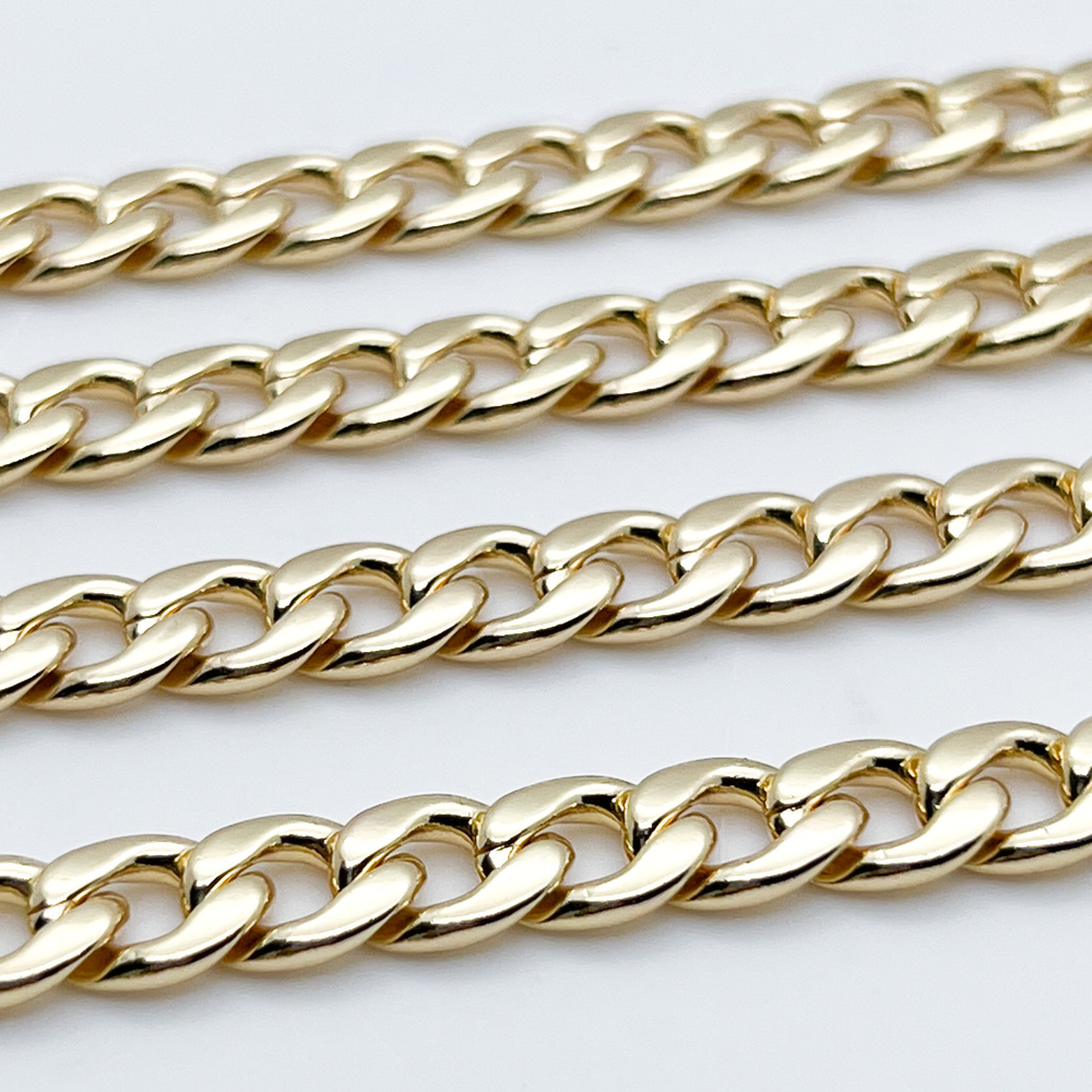 Цепочка, цвет золото, размер звена 10*8 мм, цена за 50 см