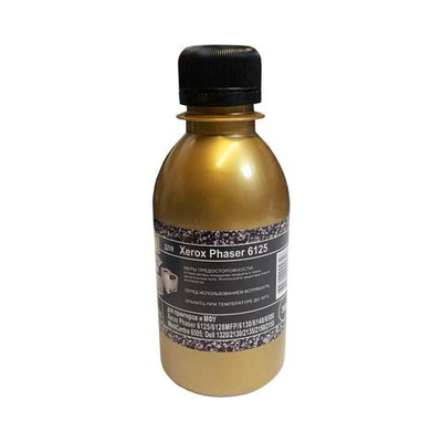 Тонер для XEROX Phaser 6125/6130/6500/С1100 (30гр, черный, NonChem) Gold ATM