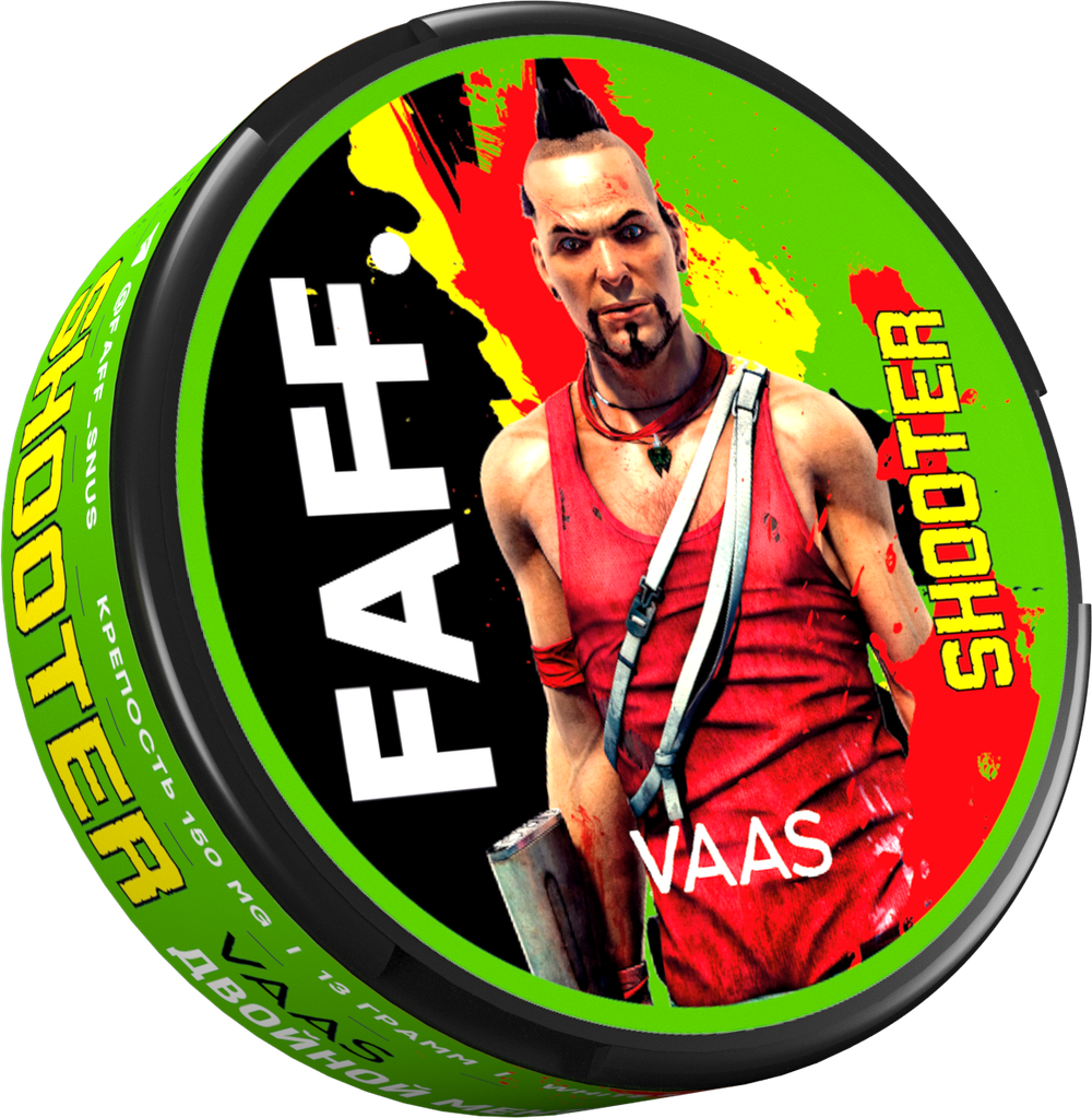 SHOOTER BY FAFF VAAS (150 МГ) - ДВОЙНОЙ МЕНТОЛ