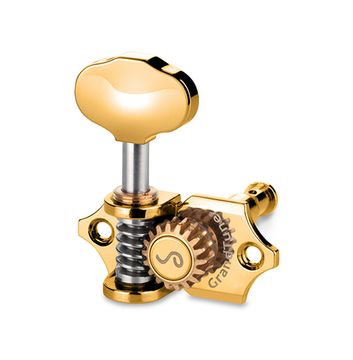 10510523.41.30 GrandTune Комплект одиночной колковой механики, 3л+3п, золото, Schaller