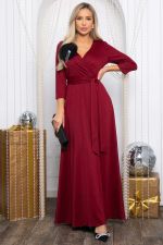 Платье Сияющий выход (винное) П14445-4М LT Collection