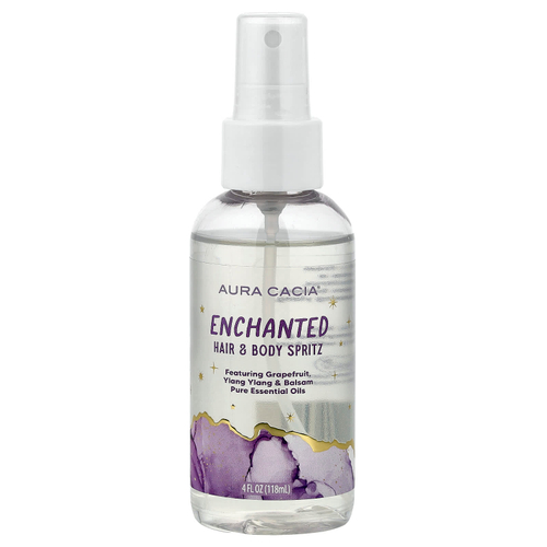 Aura Cacia, спрей для волос и тела, заколдованный, 118 мл (4 жидк. унции)