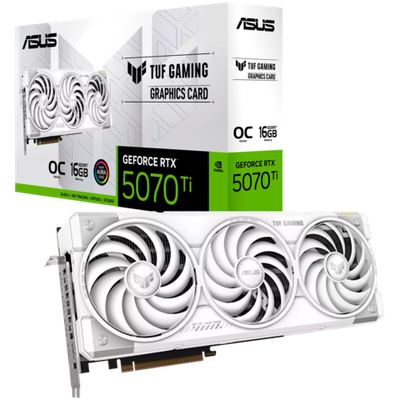 ASUS Video Card NVIDIA RTX5070ti NVIDIA 16 GB GDDR7, 2300 MHz / 2610 MHz, 8960sp, 70 RT cores, ray tracing, 256 bit, 3.1 slots, 16-pin power supply (12V-2x6), HDMI, DisplayPort