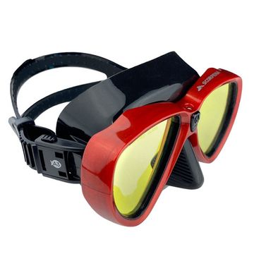 Маска с просветленными линзами Scorpena A3 красная