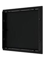 Люк ревизионный LN фланец 200x200 нажимной 224х224 пластик Black EVECS