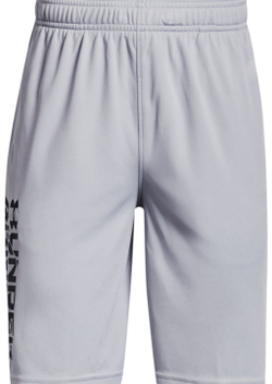 Детские теннисные шорты Under Armour Prototype 2.0 Wordmark Shorts - mod gray/black