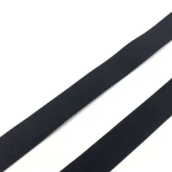 Резинка латексная для купальника черная 15 мм