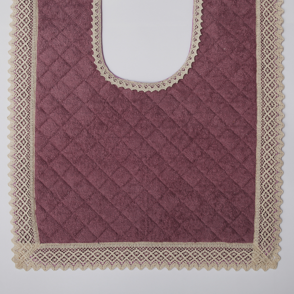 Коврик для унитаза 50х60 Old Florence Rombetti розовый  Италия