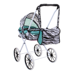 Коляска для куклы лежачая, пакет Z920-9