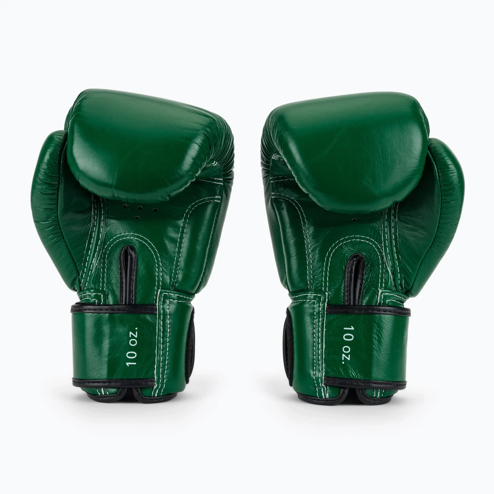 Боксёрские перчатки Fairtex Real Leather Boxing green