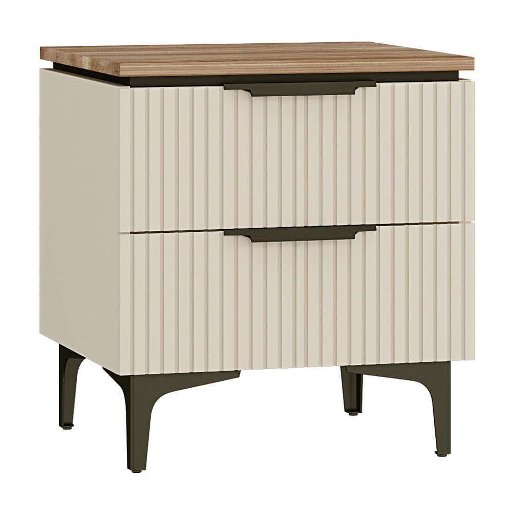 ДЖУЛИЯ 32 тумба (Дуб Каньон / Сатин / Лайн Сафари) ИВАРУ