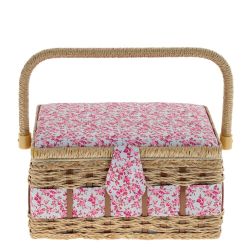 GAEM Шкатулка для рукоделия (с подносом и набором для шитья), L28 W18 H13 см