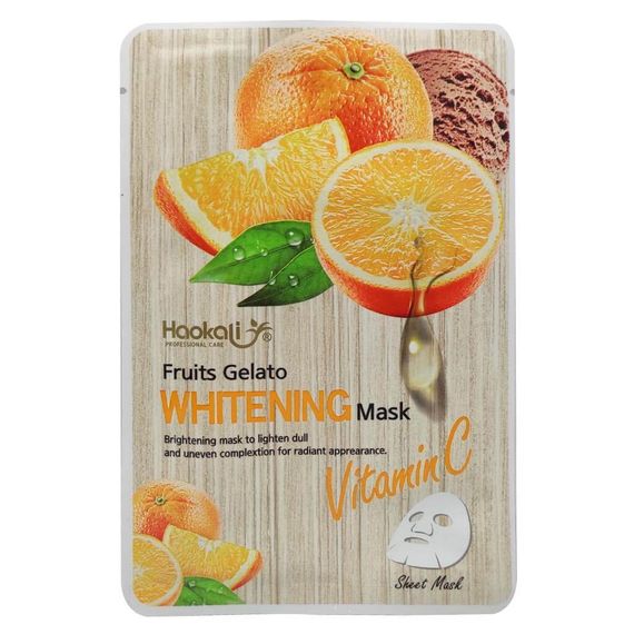 Maska \ Маска \ Mask  WOKALI Whitening Vitamin C Face Mask 30ml