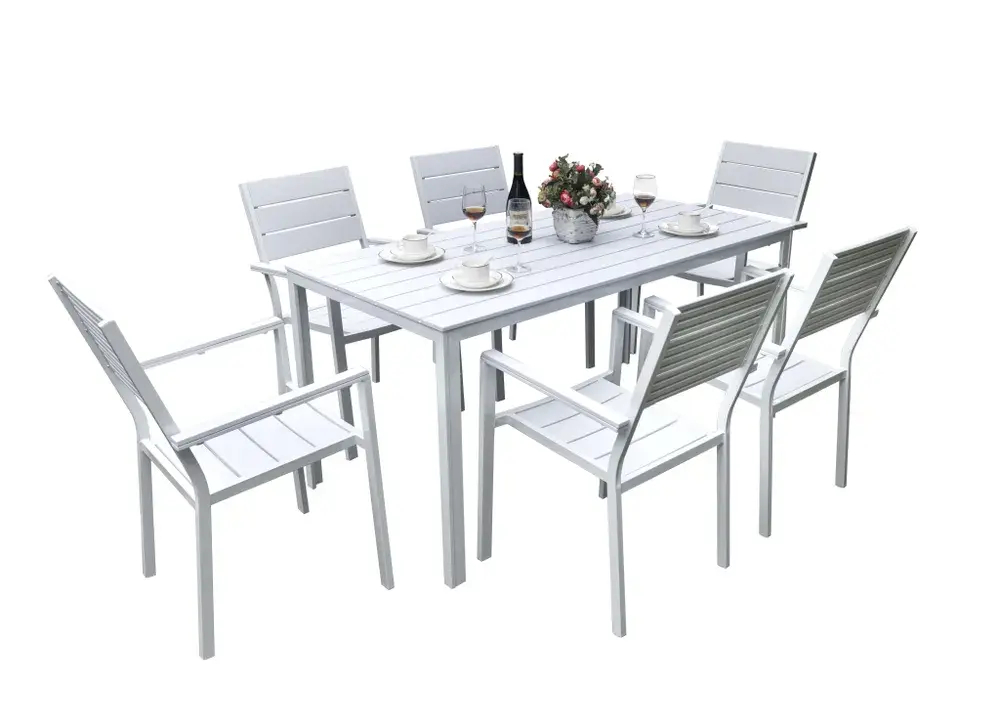 Набор дачной мебели "Викинг 8" ( серый, белый , бежевый)