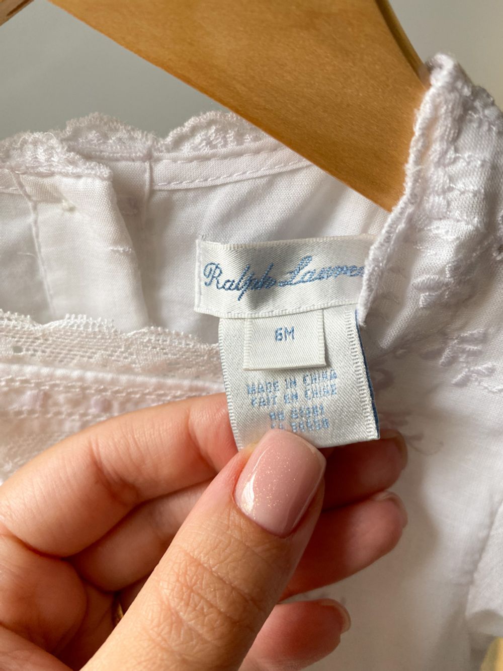 Новое хлопковое платье Ralph Lauren, 68