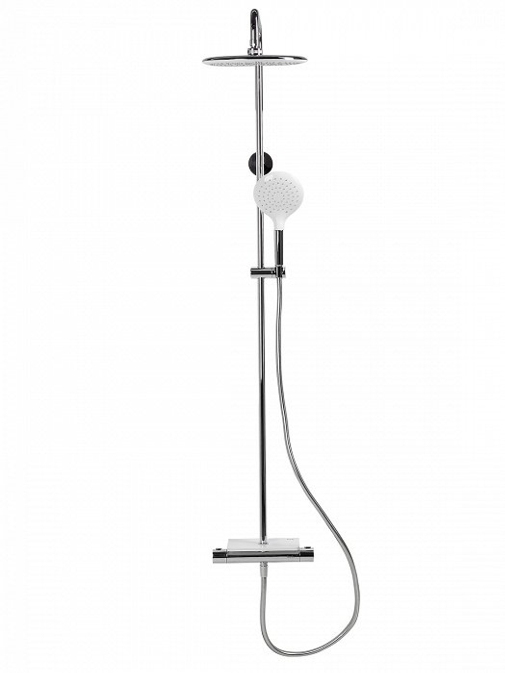 IDDIS Termospot Термостатический смеситель с верхним душем и съемной полкой  TSTSBSTi06