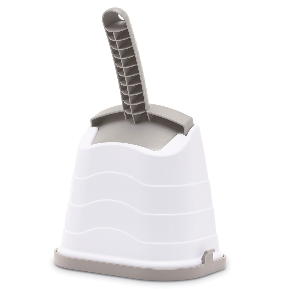 Совочек IMAC ROMEO для туалета на подставке серо-бежевый 28 см