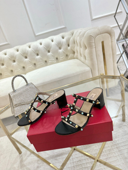 Valentino Rockstud Slide Sandal (3 colors)