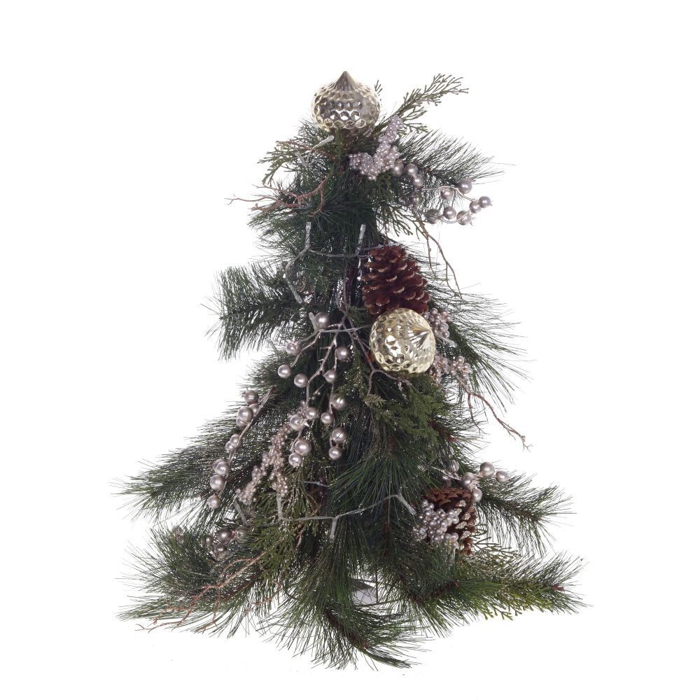 GAEM Изделие декоративное "Елка" с подсветкой, L25 W25 H60 см, (3*АА н/п)