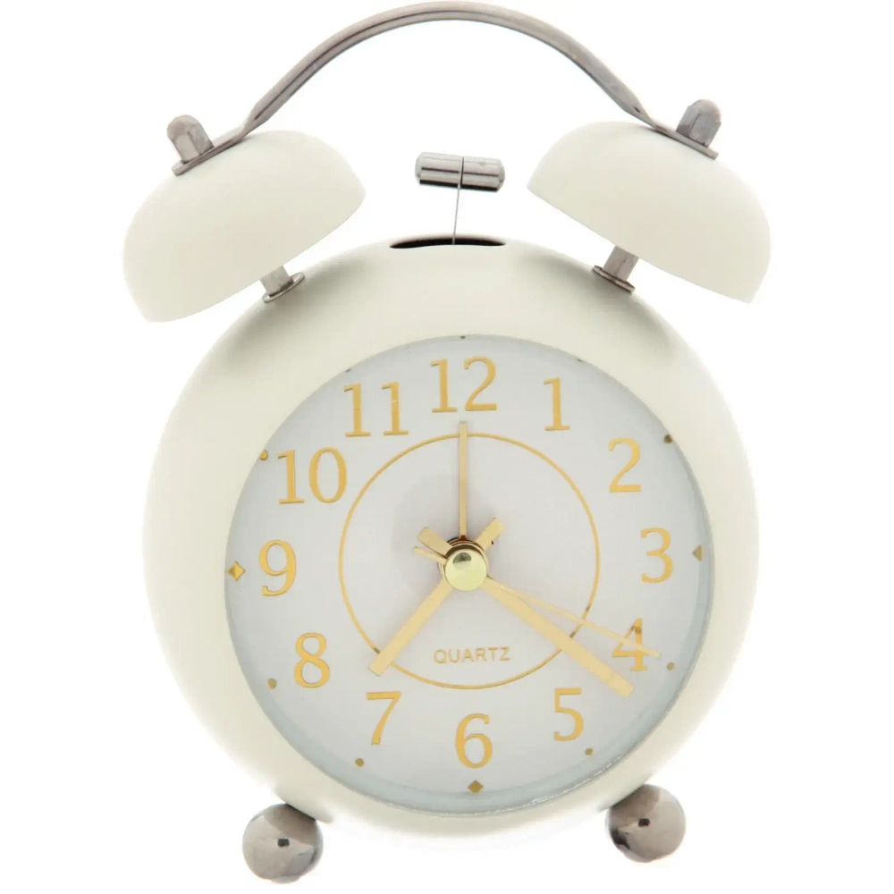 Будильник «ALISA» 8,5*4,5см белый