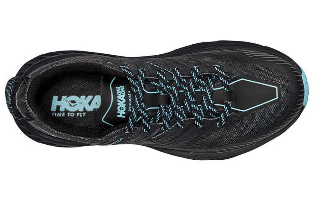 HOKA ONE ONE Speedgoat 4 Non-slip shock absorbing waterproof low helper running shoes Women's black