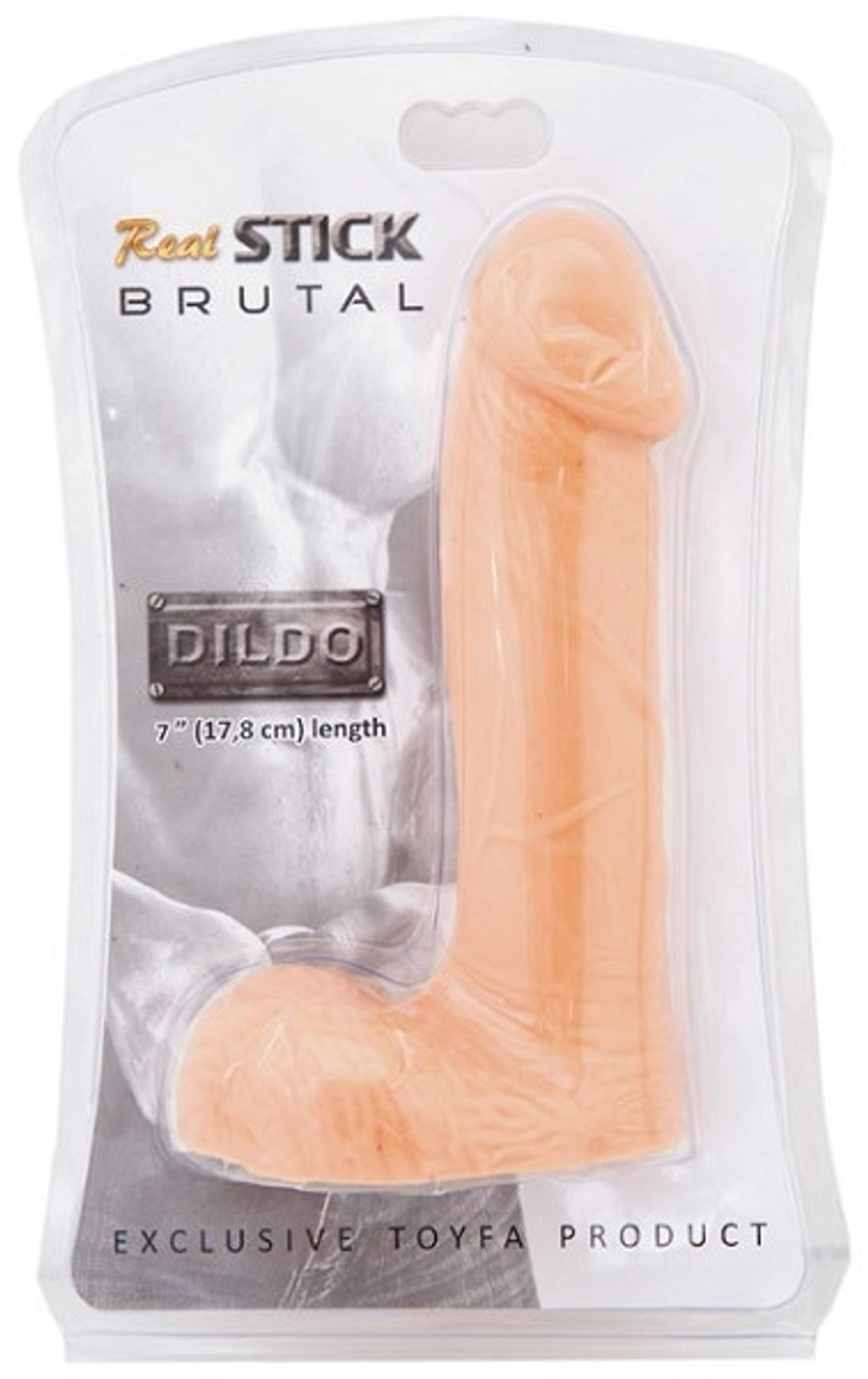 Классический телесный дилдо, 17,8 см