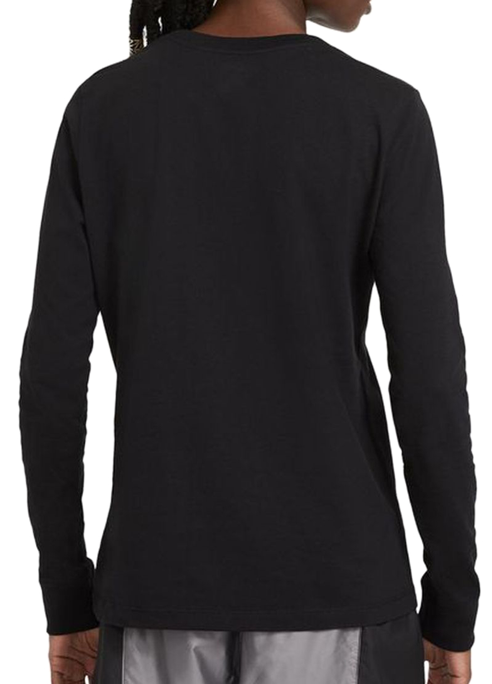 Женская футболка теннисная (dł. Рукава) Nike Essential LS Tee W - black/white