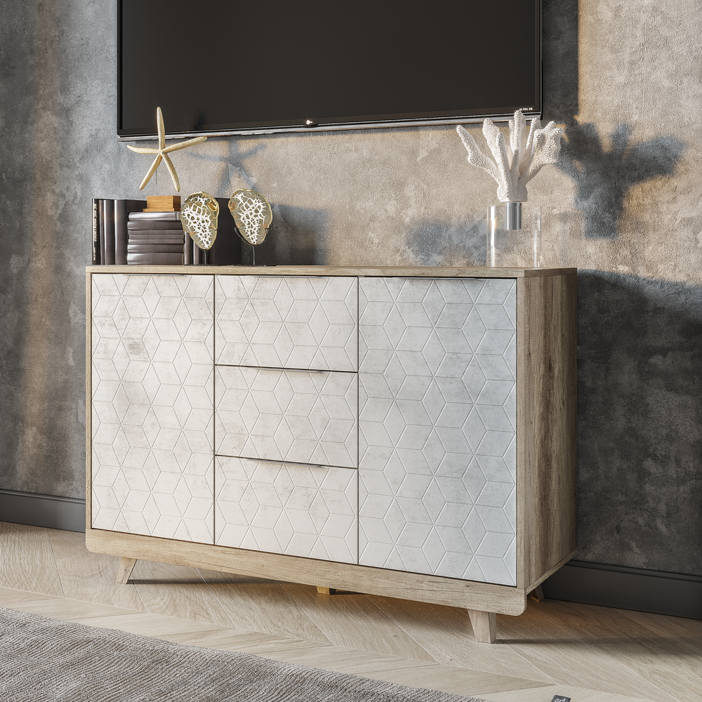 Комод Мегаполис КМ-15 Дуб каньон/F04