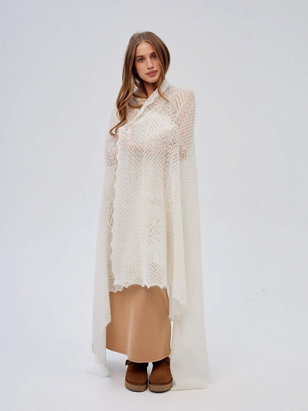 Плед пуховый 130x170 ПД004-02