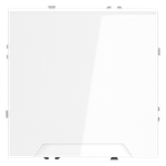 Розетка встраиваемая VOLTUM S70 с заземлением, защитными шторками и крышкой 16А, (белый глянцевый)