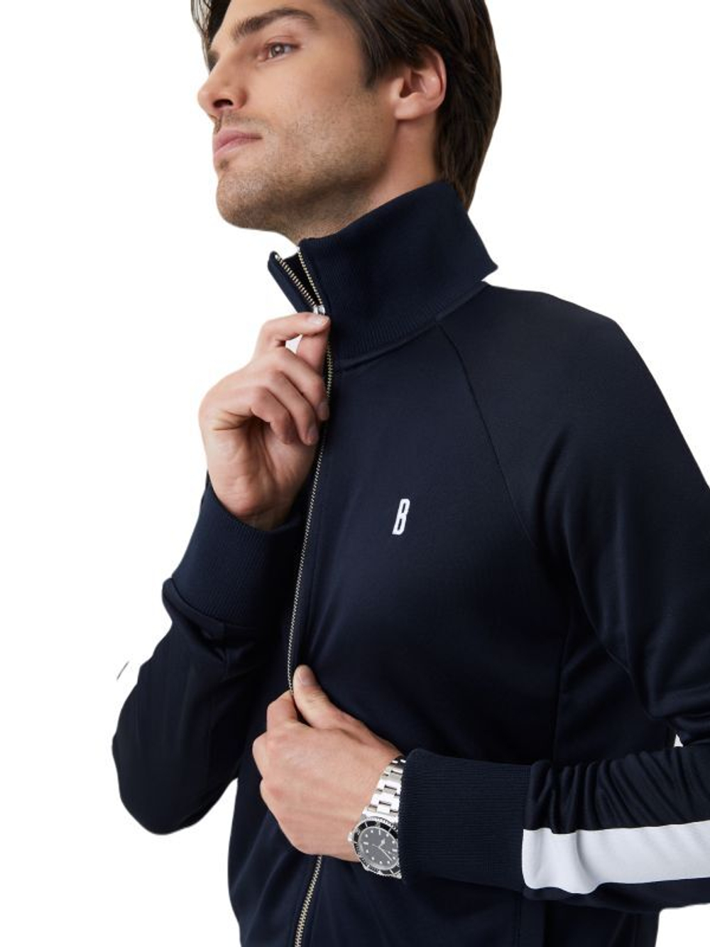 Мужская теннисная кофта Björn Borg Ace Track Jacket - night sky