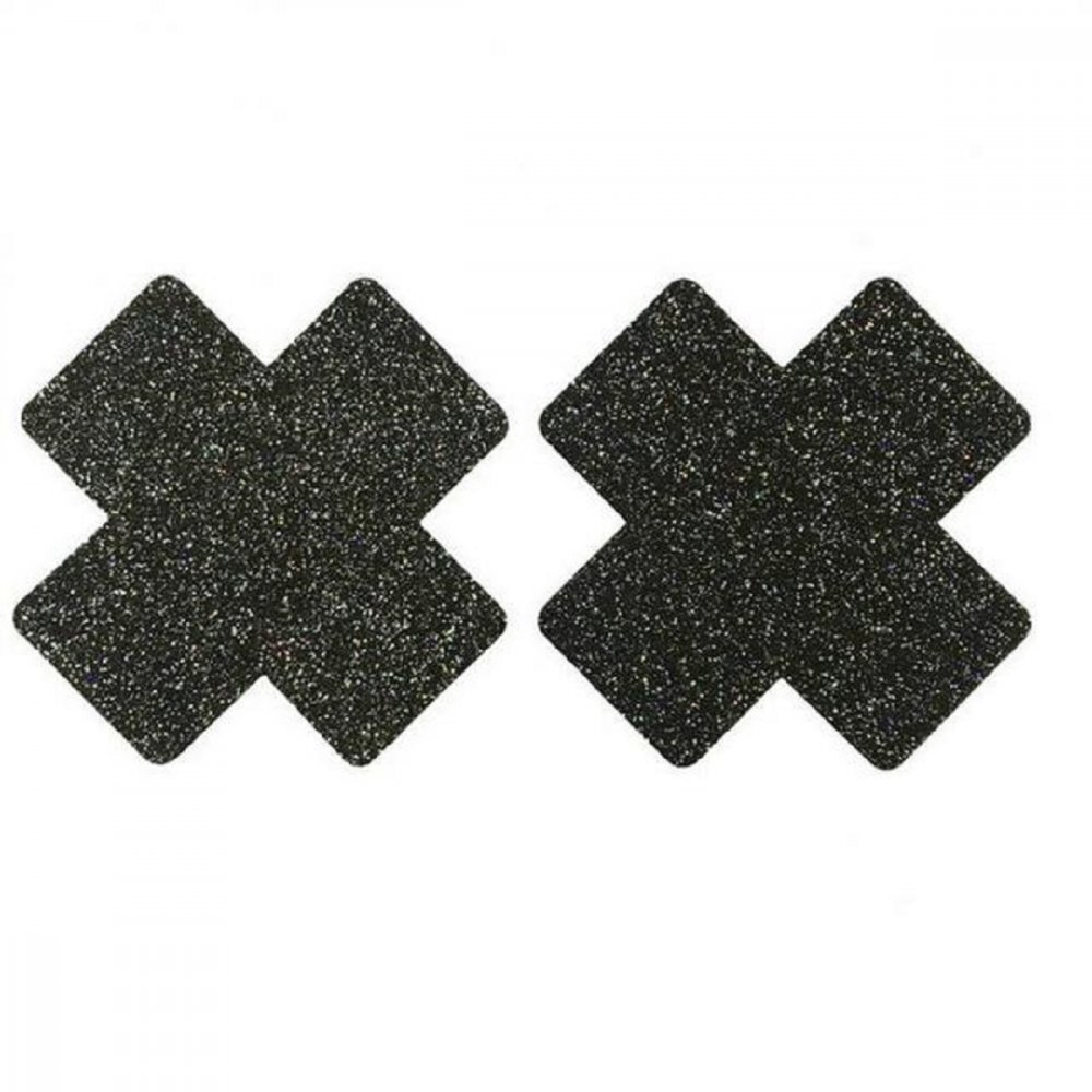 Пэстисы в форме креста блестящие черные