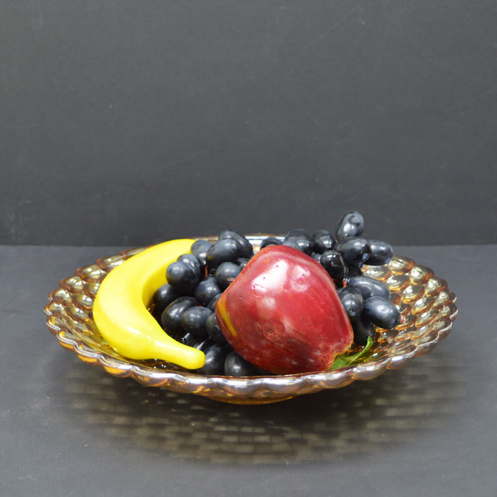 Фруктовница 29*6,5см стеклянная