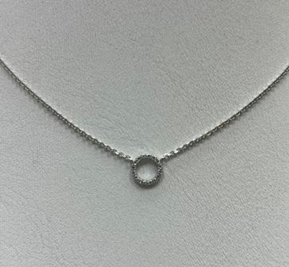 Колье из золота с фианитами