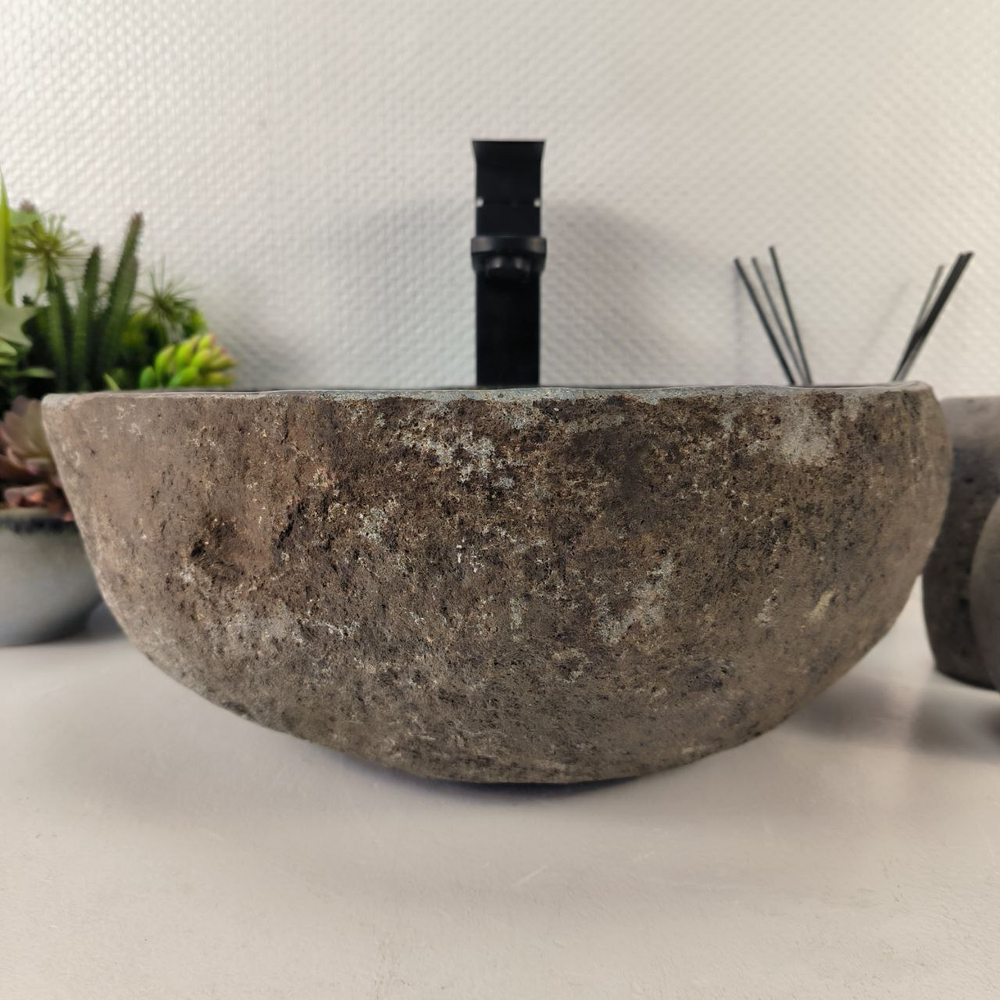 Раковина из речного камня RS-65462 39*35*16 0860