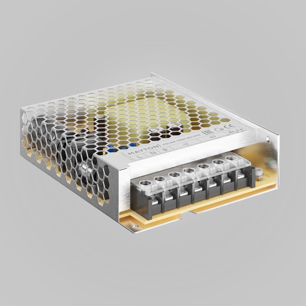 Блок питания для магнитных систем 48V, 150Вт, 48V, IP20 Maytoni   PSL006-150W-48V-IP20