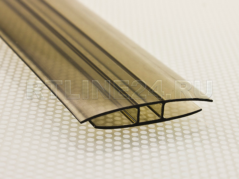 Профиль соединительный для п/к 4-6мм-бронза (6м)