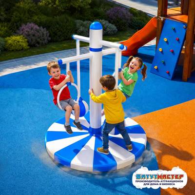 Электрическая карусель детская 4KIDS "Неземной вихрь"