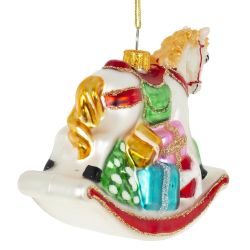 GAEM Украшение новогоднее "Лошадка-качалка", L11 W4 H9 см