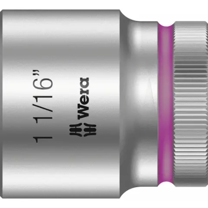 Торцовая головка Zyklop 1 1/16" 1/2″ дюймовая WERA 05003632001