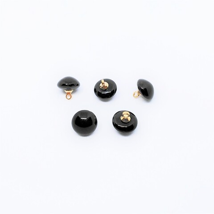 Пуговицы №586 GE17 G.Blk 10мм