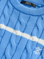 Джемпер для мальчика Next E27-911, Голубой, Белый