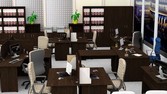 Офисная мебель Стандарт-Pro венге