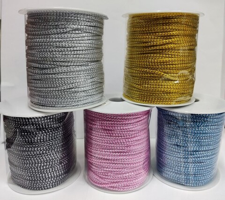 Гайтан в катушке с люрекс в ассортименте 13 видов