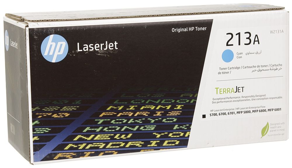 Картриджи HP W2131A голубой (cyan)