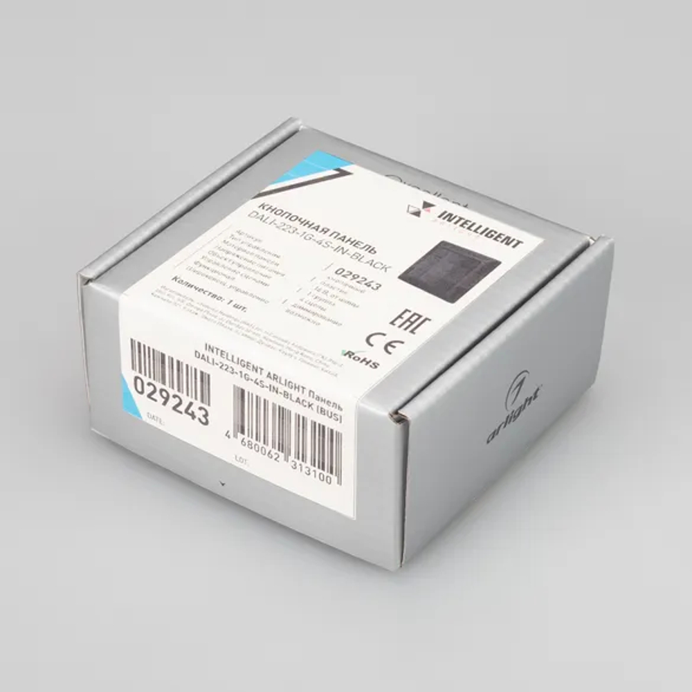 INTELLIGENT ARLIGHT Панель DALI-223-1G-4S-IN-BLACK (BUS) (IARL, -) 029243