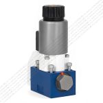 M-3SEW6U3X/420MG24N9K4 - Гидрораспределитель седельного типа Ду 6 с электроуправлением на 420 бар, схема U