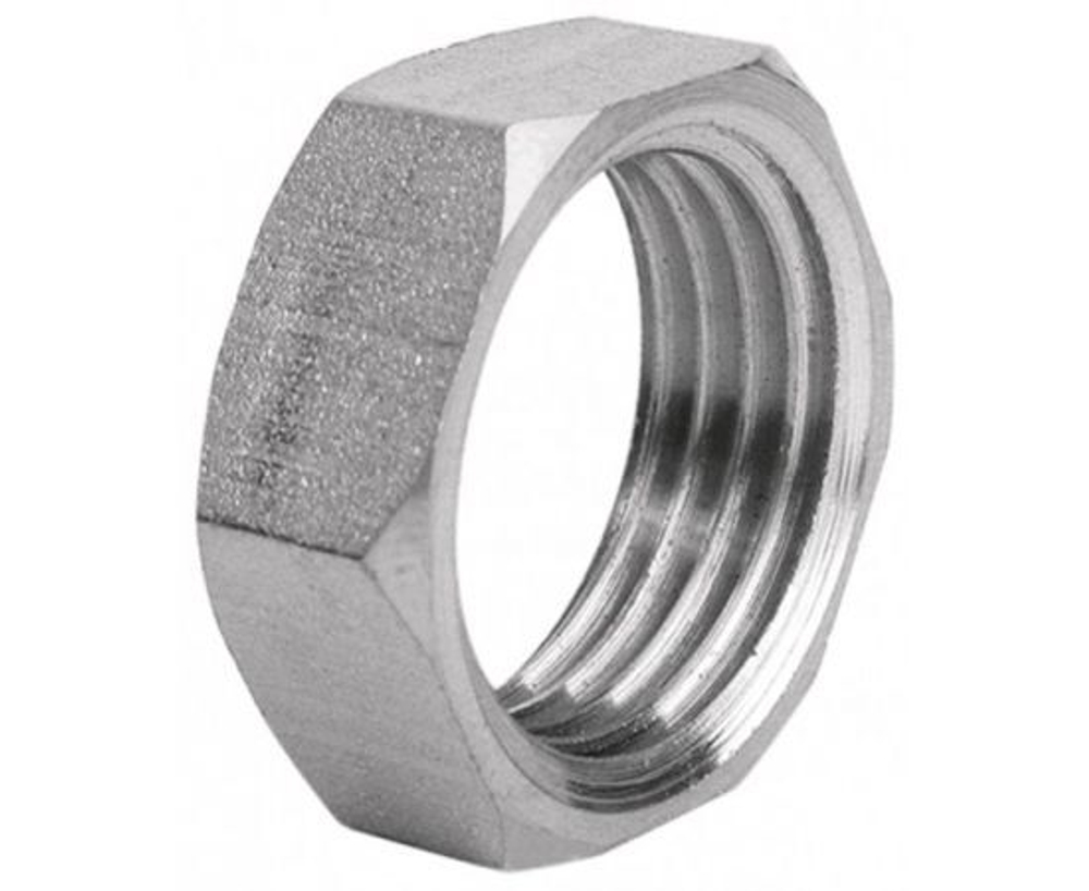 Контргайка СТМ с внутренней резьбой 3/4дюйма, из латуни, диаметр присоединения 20мм / водоснабжение