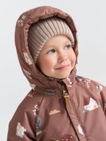 Комбинезон демисезонный "Ферма/Каштан" 0+